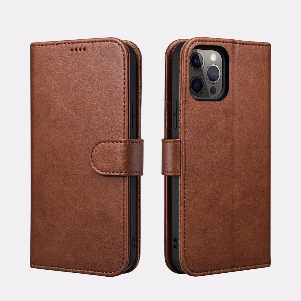 Google Pixel 7 - Classic Leather Wallet - Brown