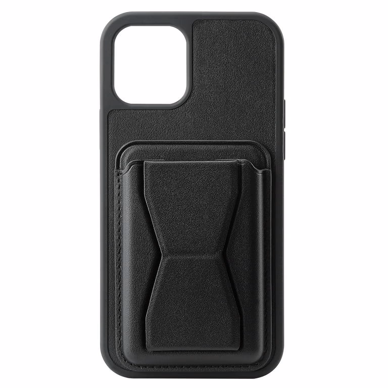 iPhone 14 Pro Max - GeoCard Stand Case - Black