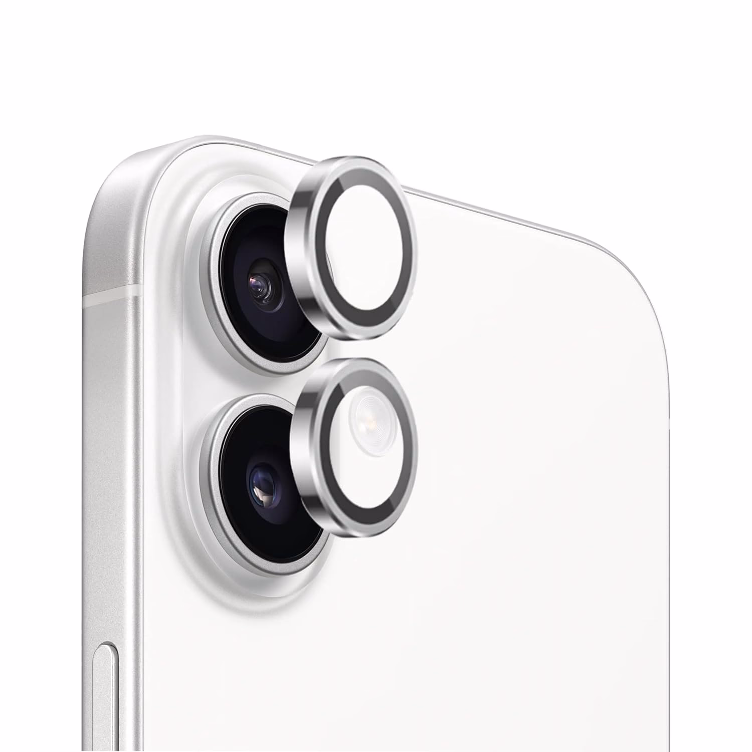 iPhone 16 Pro/iPhone 16 Pro Max - Metal Ring Camera - Silver