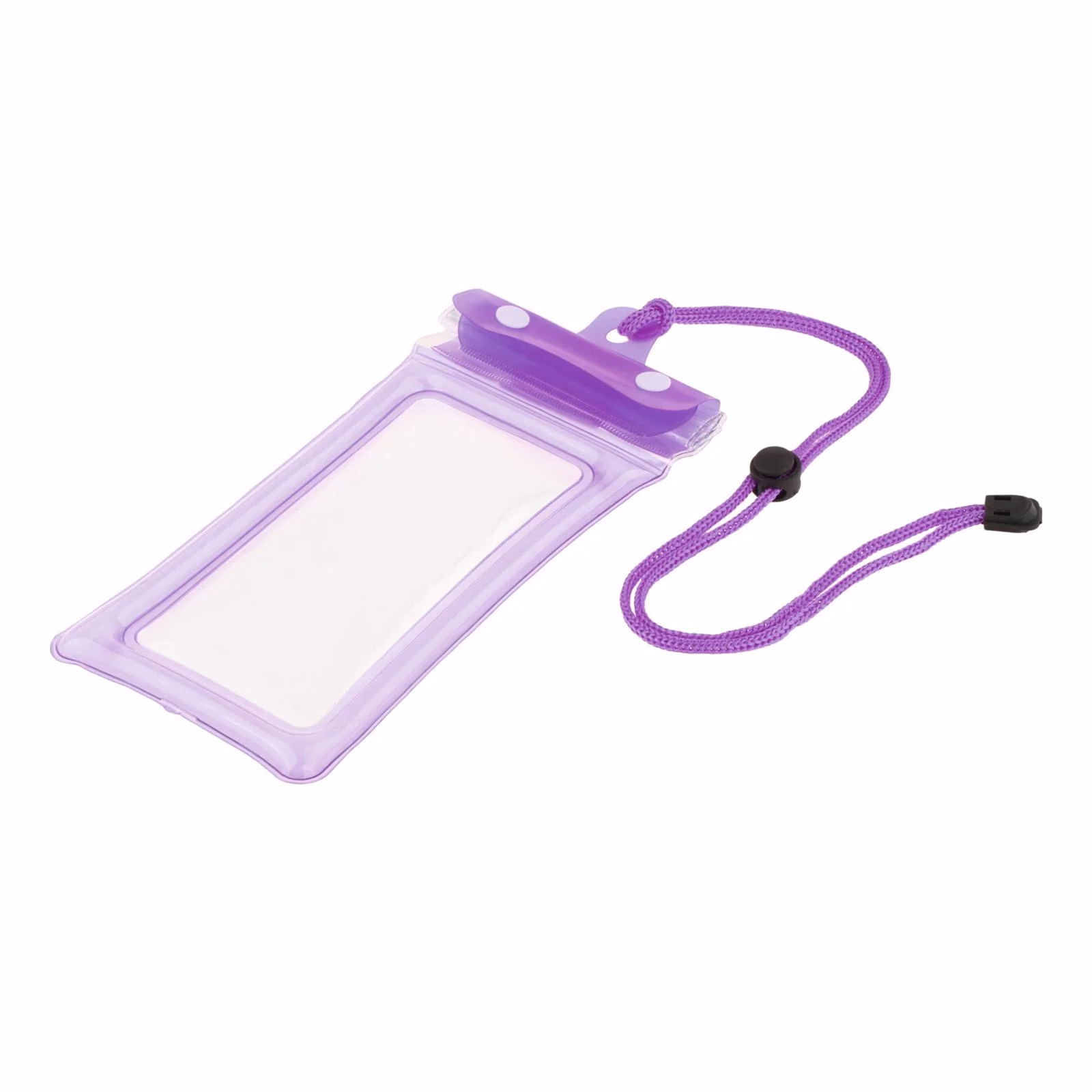 Waterproof Phone Pouch w/ Lanyard - Purple