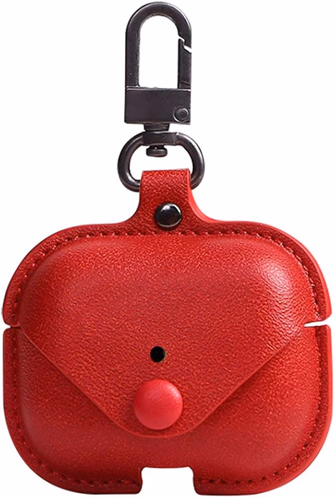 Airpod Pro 3 - Leatherette Case - Red
