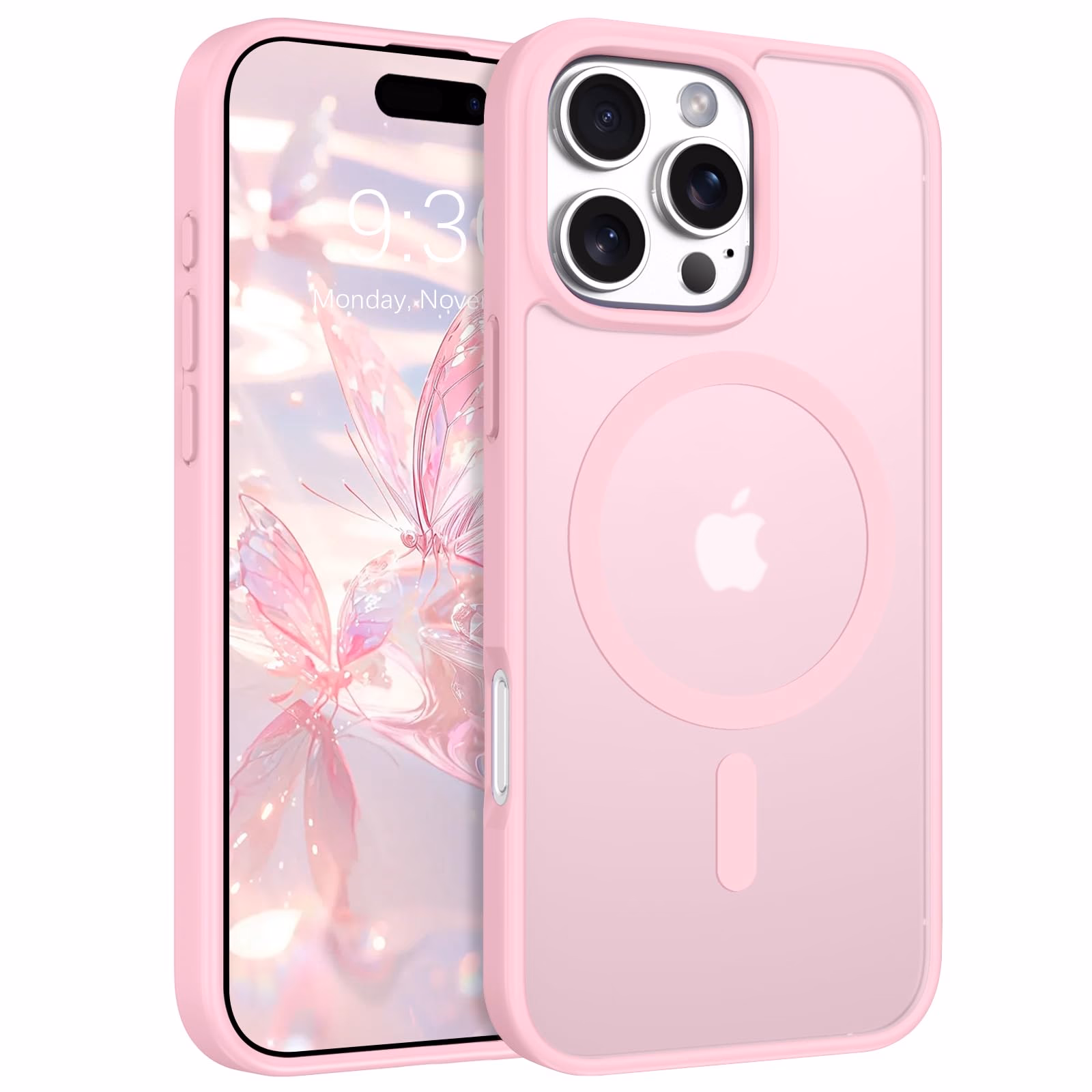 iPhone 16 Pro - Smoke MagSafe - Baby Pink