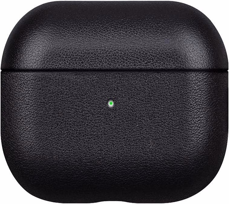 Airpod 4 - Leatherette Case - Black