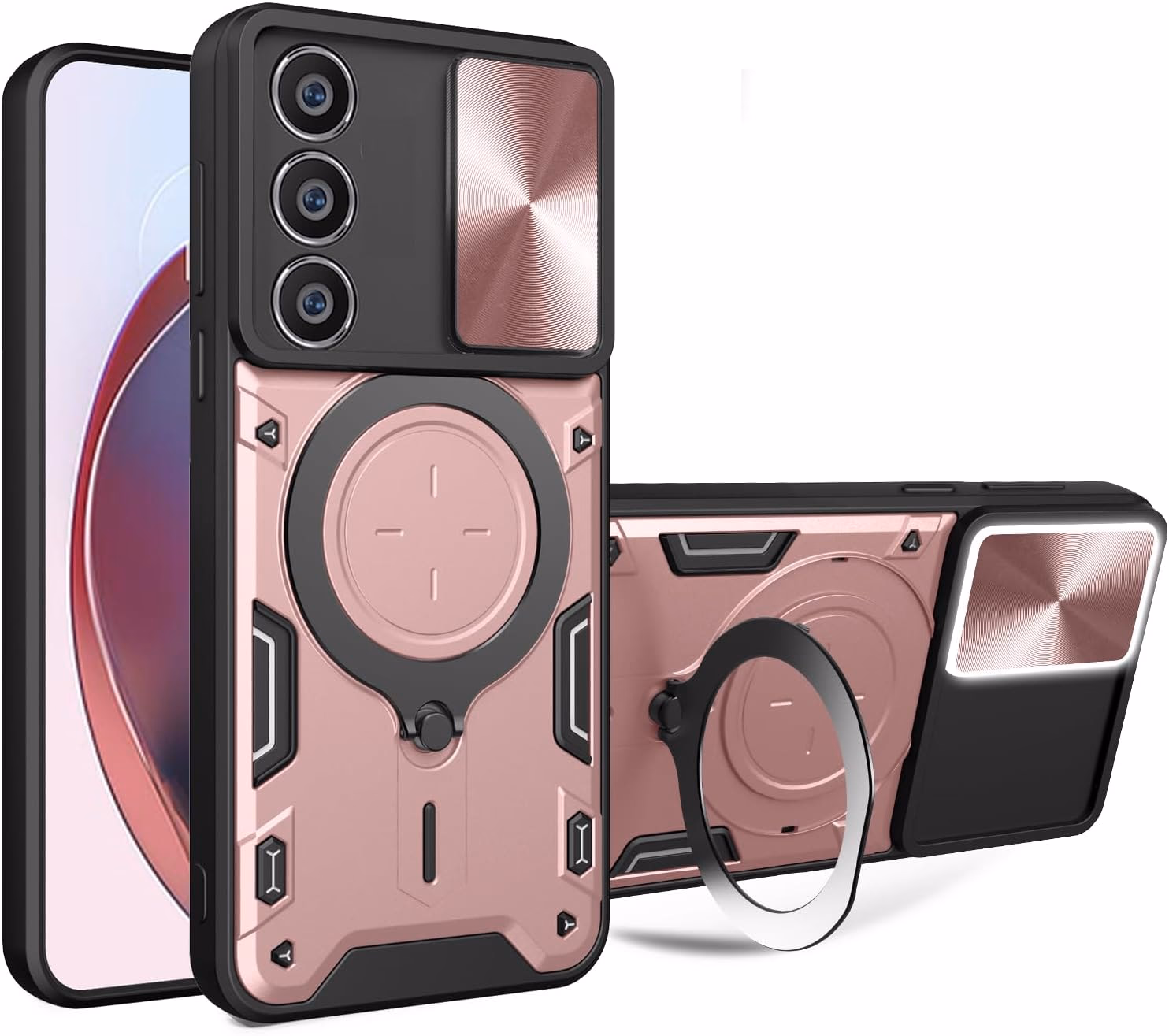 Samsung S23FE - Slide Armor w/ MagSafe - Rose Gold