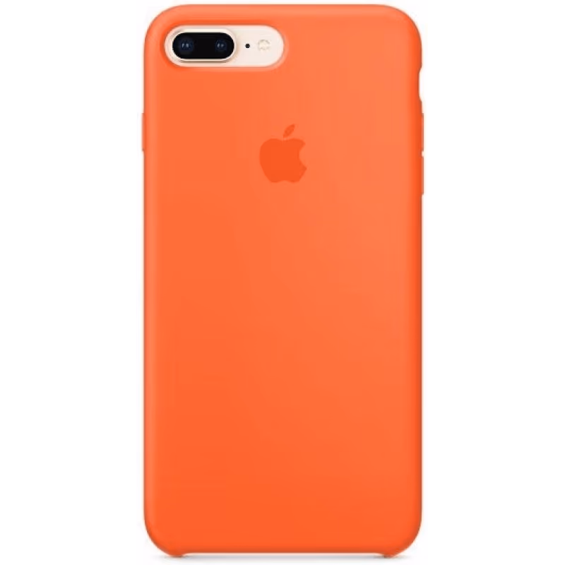 Apple Silicon Logo Case - Apple iPhone 7 Plus / iPhone 8 Plus - Orange