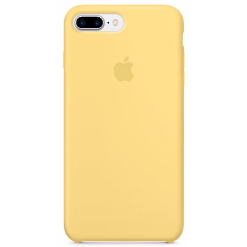 Apple Silicon Logo Case - Apple iPhone 7 Plus / iPhone 8 Plus - Yellow