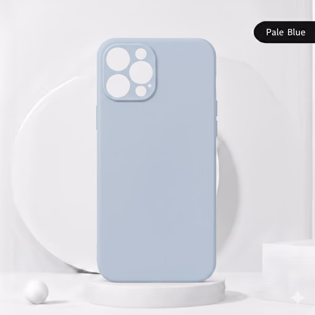 iPhone 15 Pro - MagSafe Apple Glass Case With Lens - Pale Blue