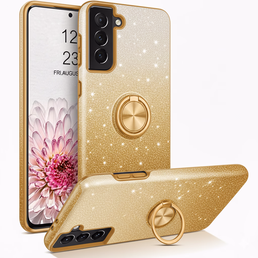 Samsung S23FE - Fusion Chrome Ring Case - Gold