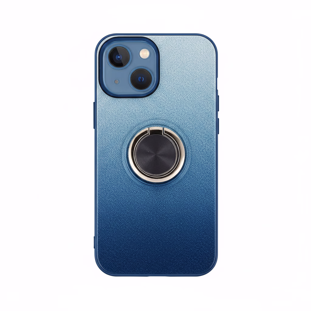 iPhone 14 Pro Max - Fusion Chrome Ring Case - Blue