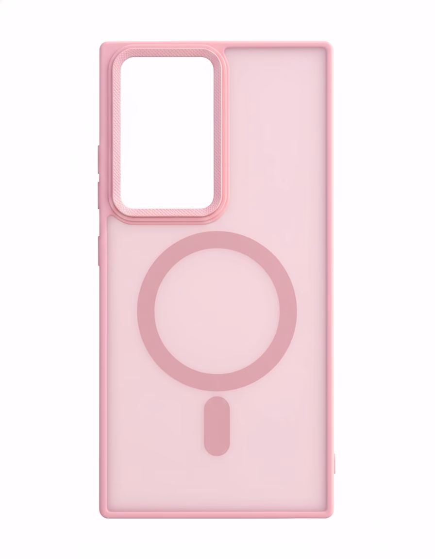 Samsung A17 - Smoke MagSafe - Baby Pink