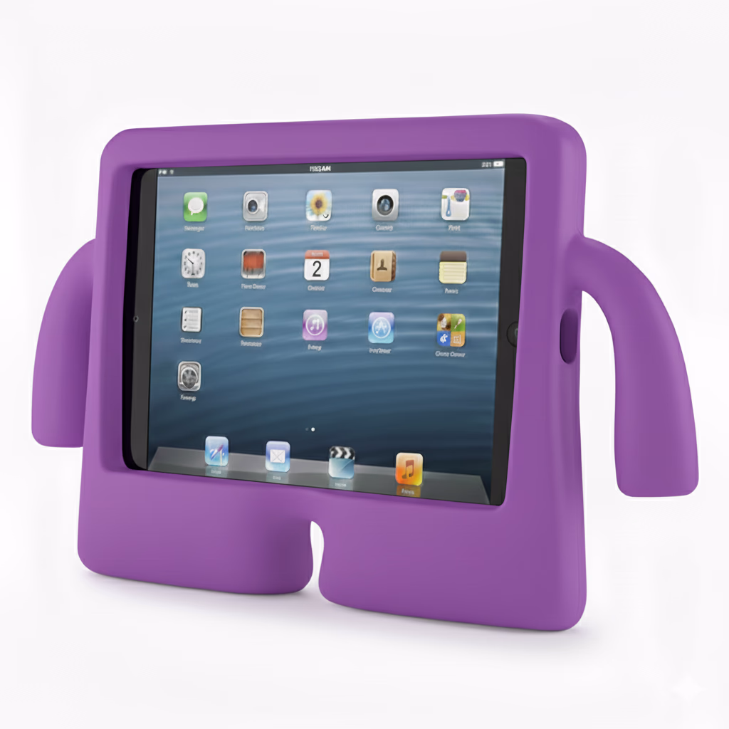 iPad Mini 1/2/3/4/5 - Eva Case with Thumb Stand - Purple