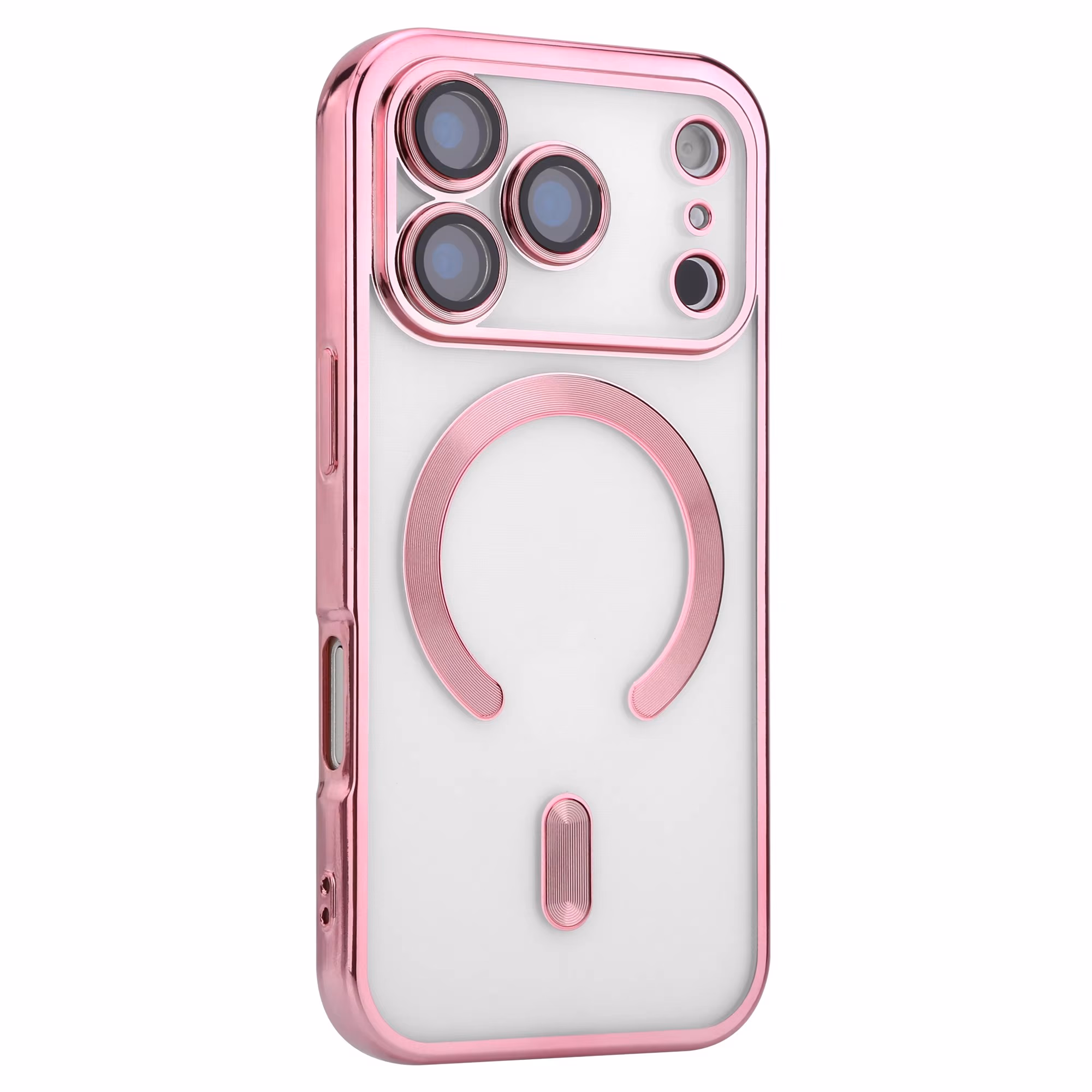 iPhone 17 Pro Max - Chrome Magsafe + Lens - Rose Gold