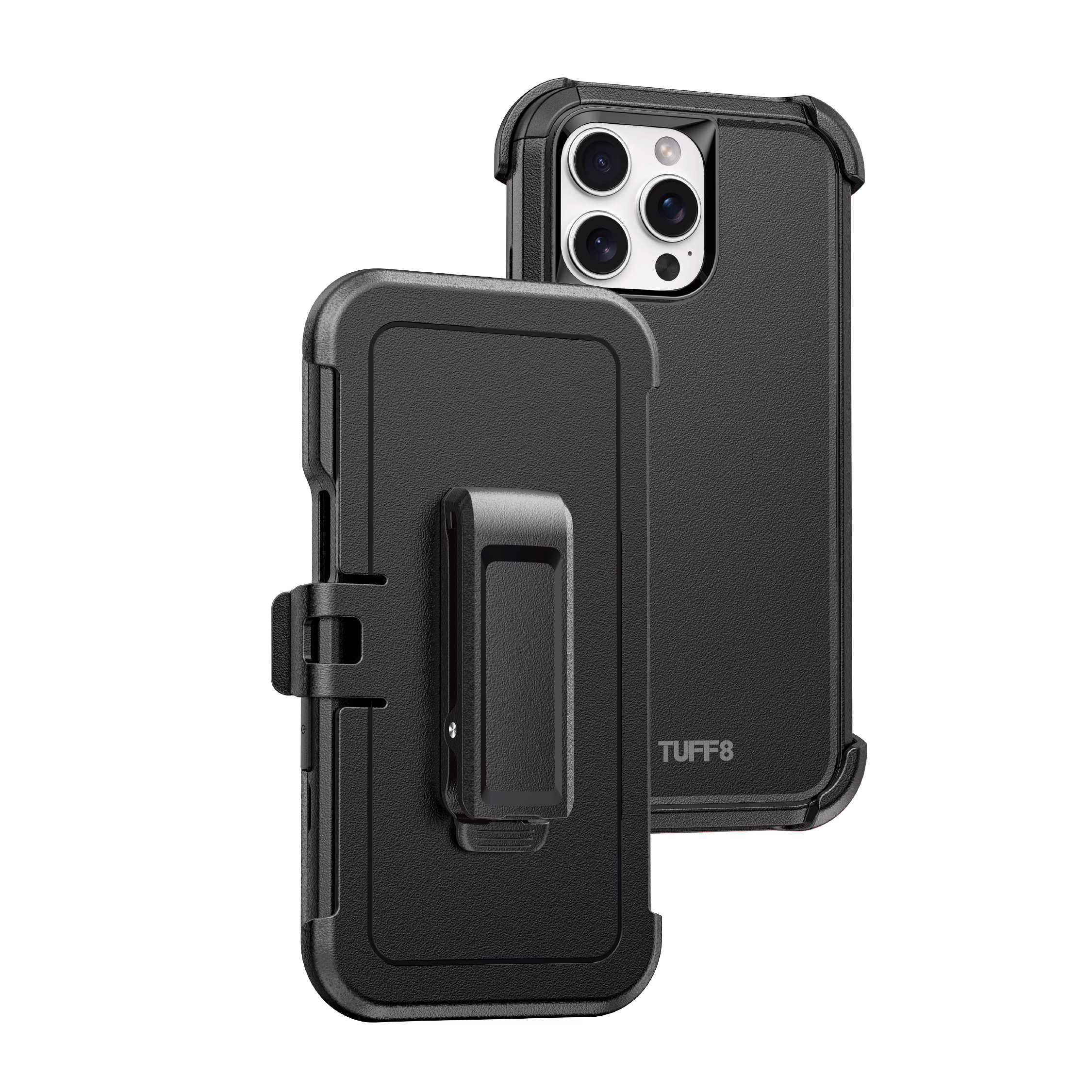 iPhone 16 Pro - Defense Pro w/ Clip - Black