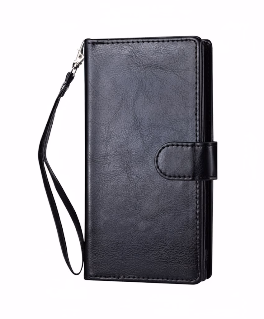 Universal Leather Wallet - 6.1-6.5 - Black