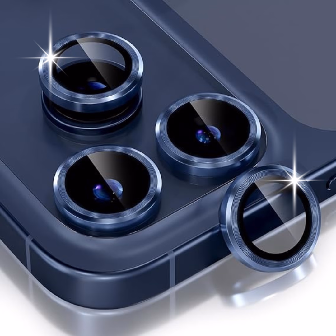 iPhone 17 Pro/iPhone 17 Pro Max - Sparkle Ring Camera - Dark Blue