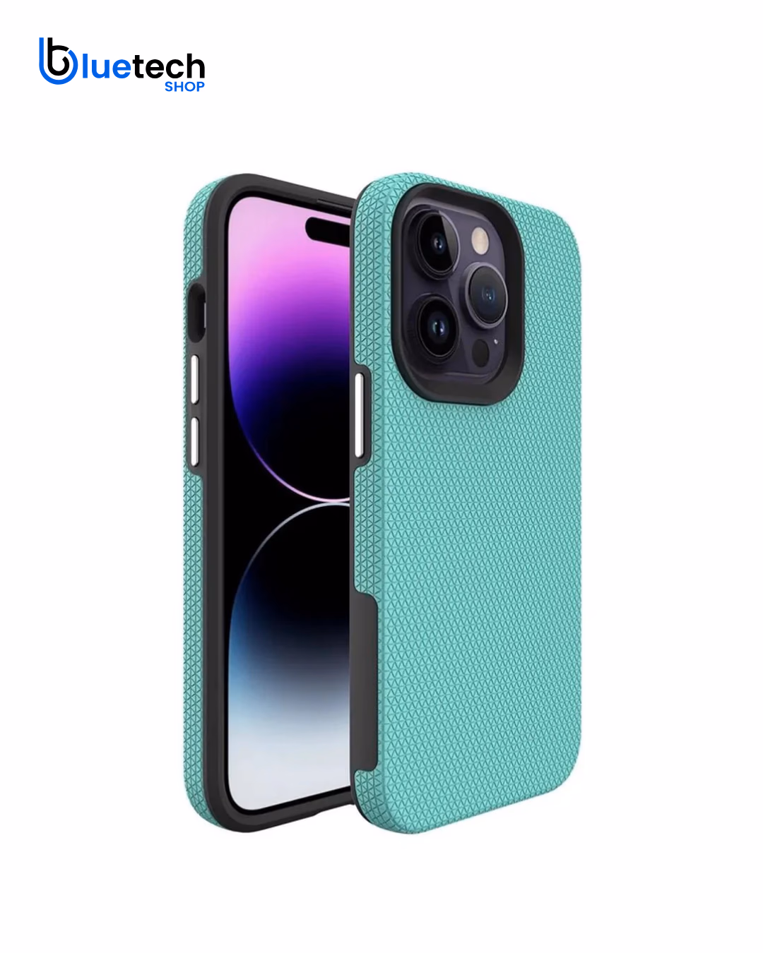 iPhone 15 Pro Max - Dotted Case - Teal