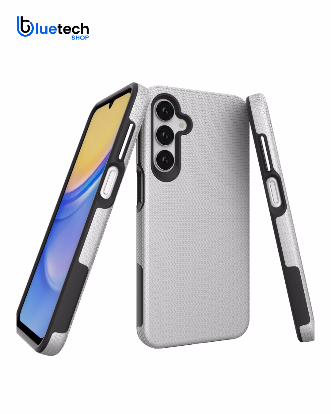 Samsung A04E/A03 - Dotted Case - Silver