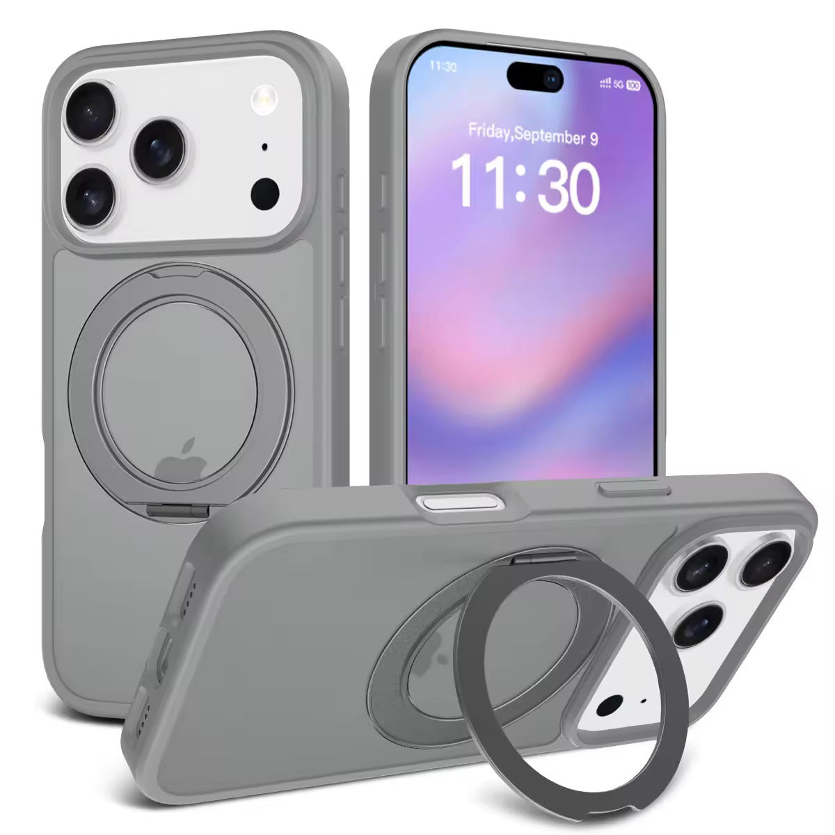 iPhone 17 Pro Max - Frost MagStand - Grey