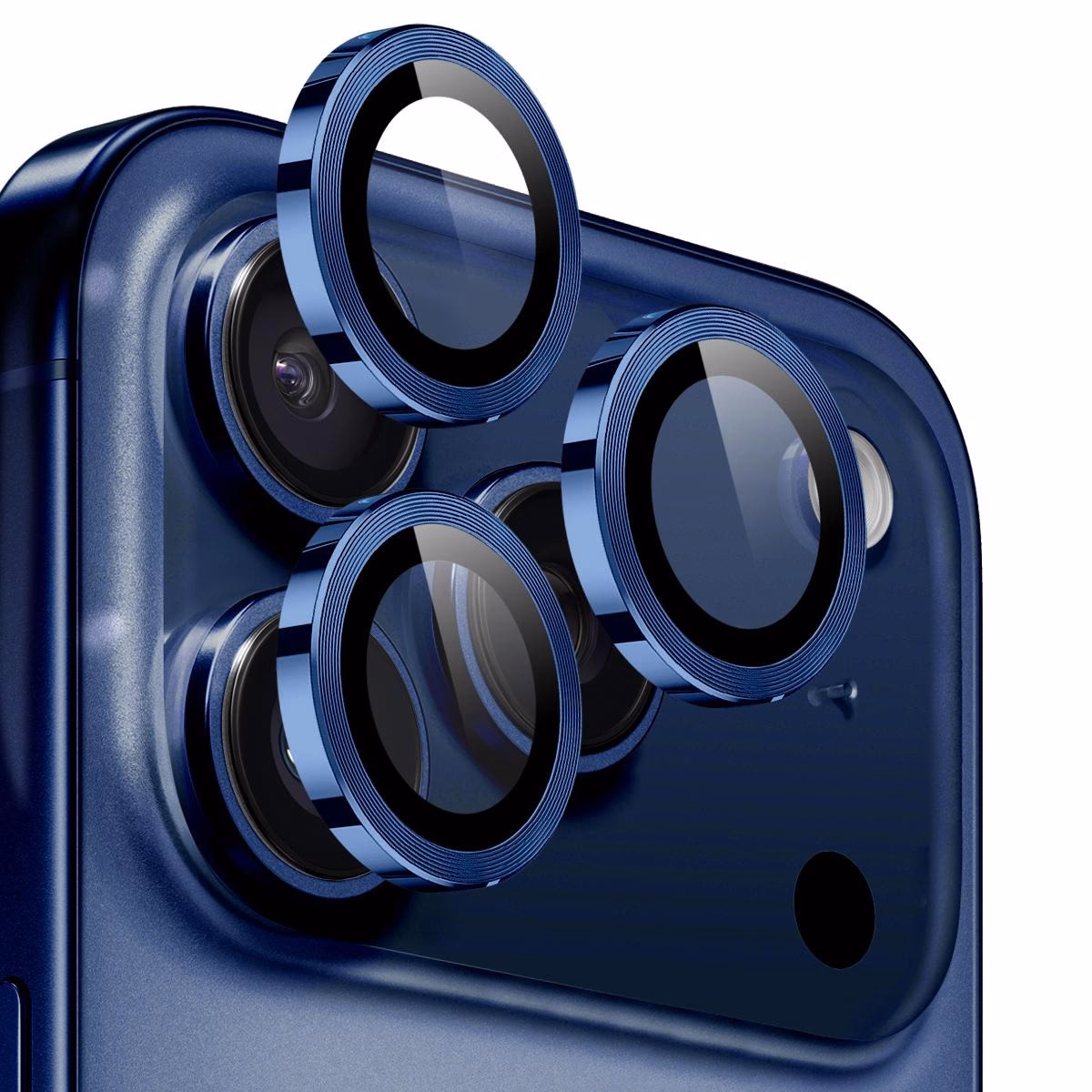 iPhone 17 Pro/iPhone 17 Pro Max - Metal Ring Camera - Dark Blue