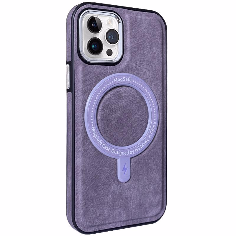 iPhone 15 Pro - MagSafe Suede Case - Purple