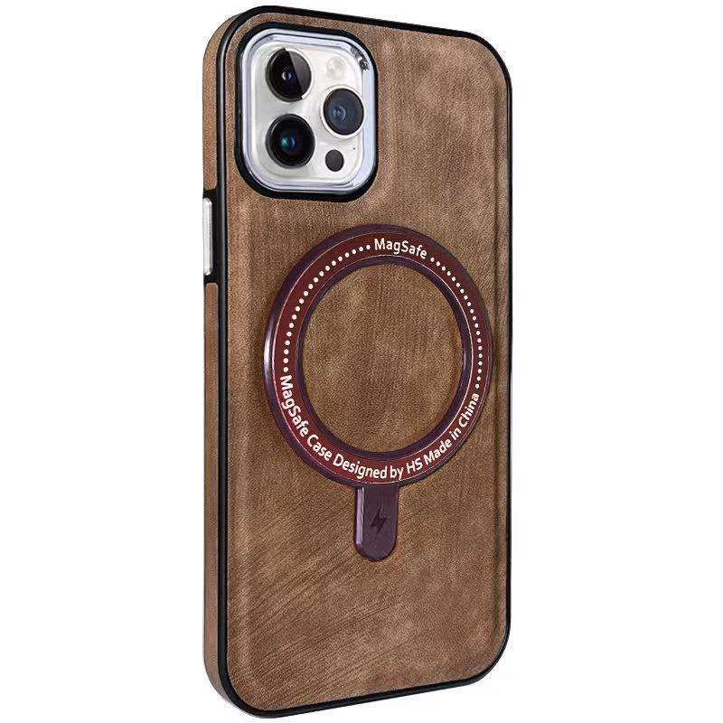iPhone 15 Pro - MagSafe Suede Case - Tan