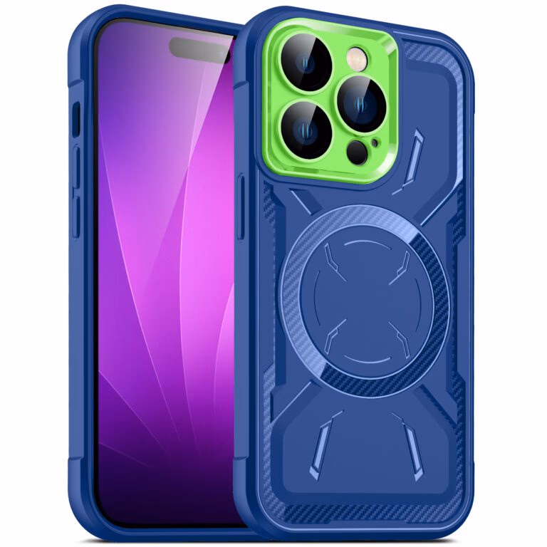 iPhone 15 - Tough Mag (MagSafe) Cover - Navy Blue