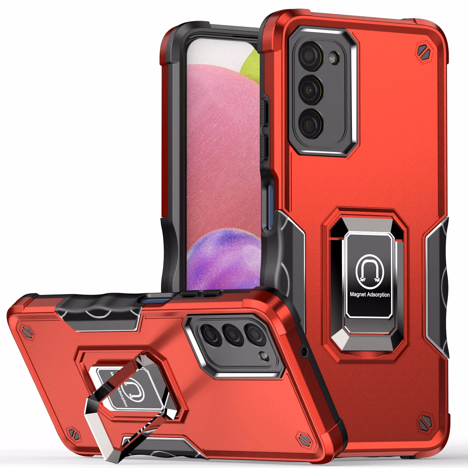Samsung S23FE - Optimus Case with Lens - Red