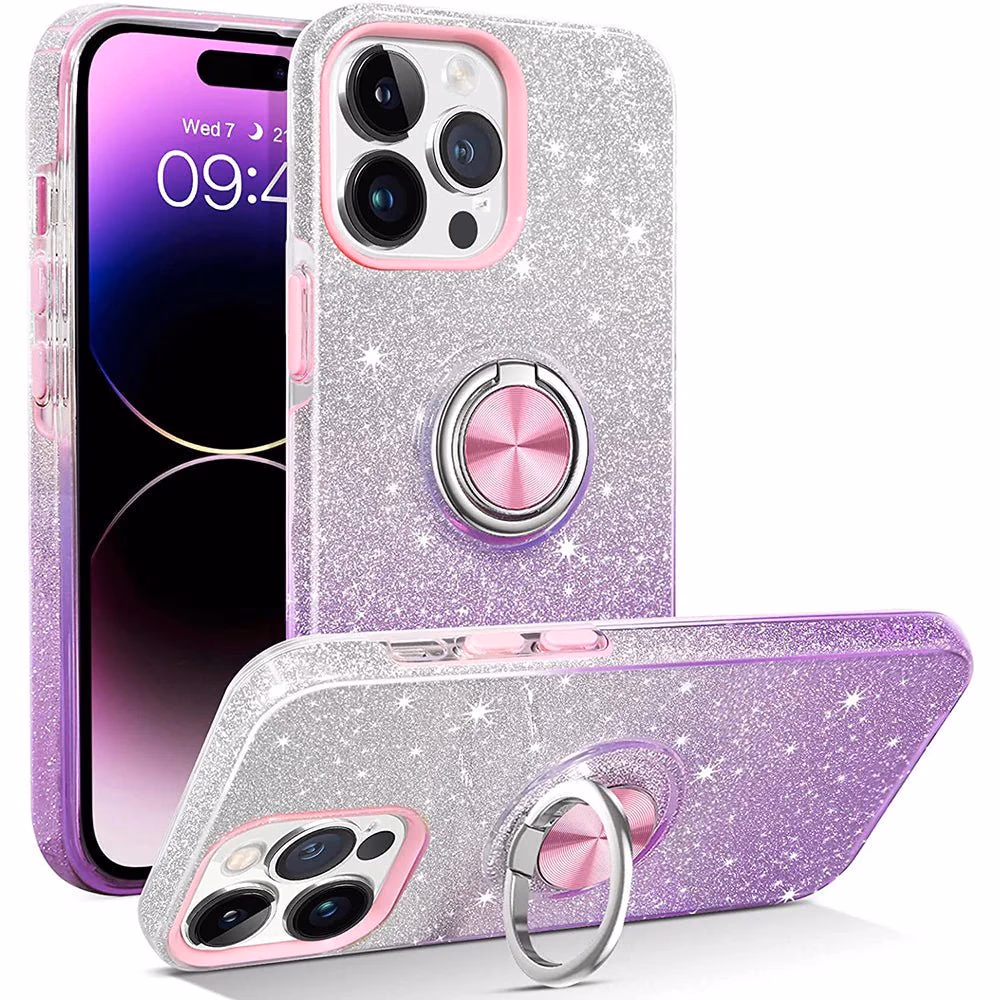iPhone 11 - Fusion Chrome Ring Case - Purple