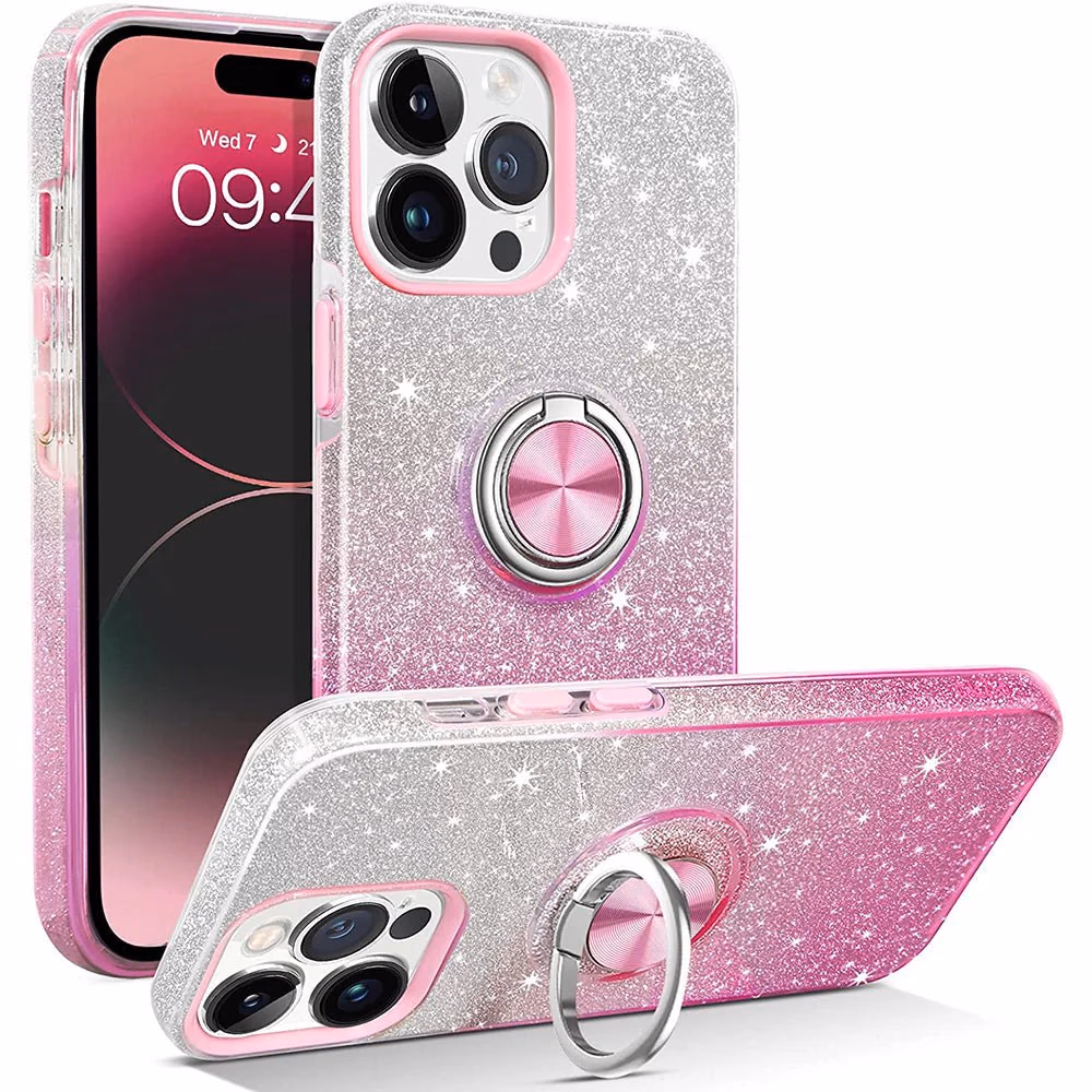 iPhone 11 - Fusion Chrome Ring Case - Pink